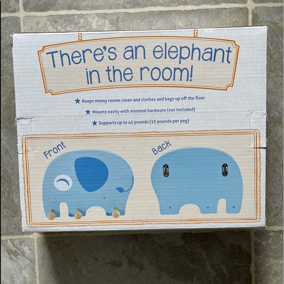 Imagination Generation Wooden Elephant Kids Clothing Rack - Picture 10 of 10